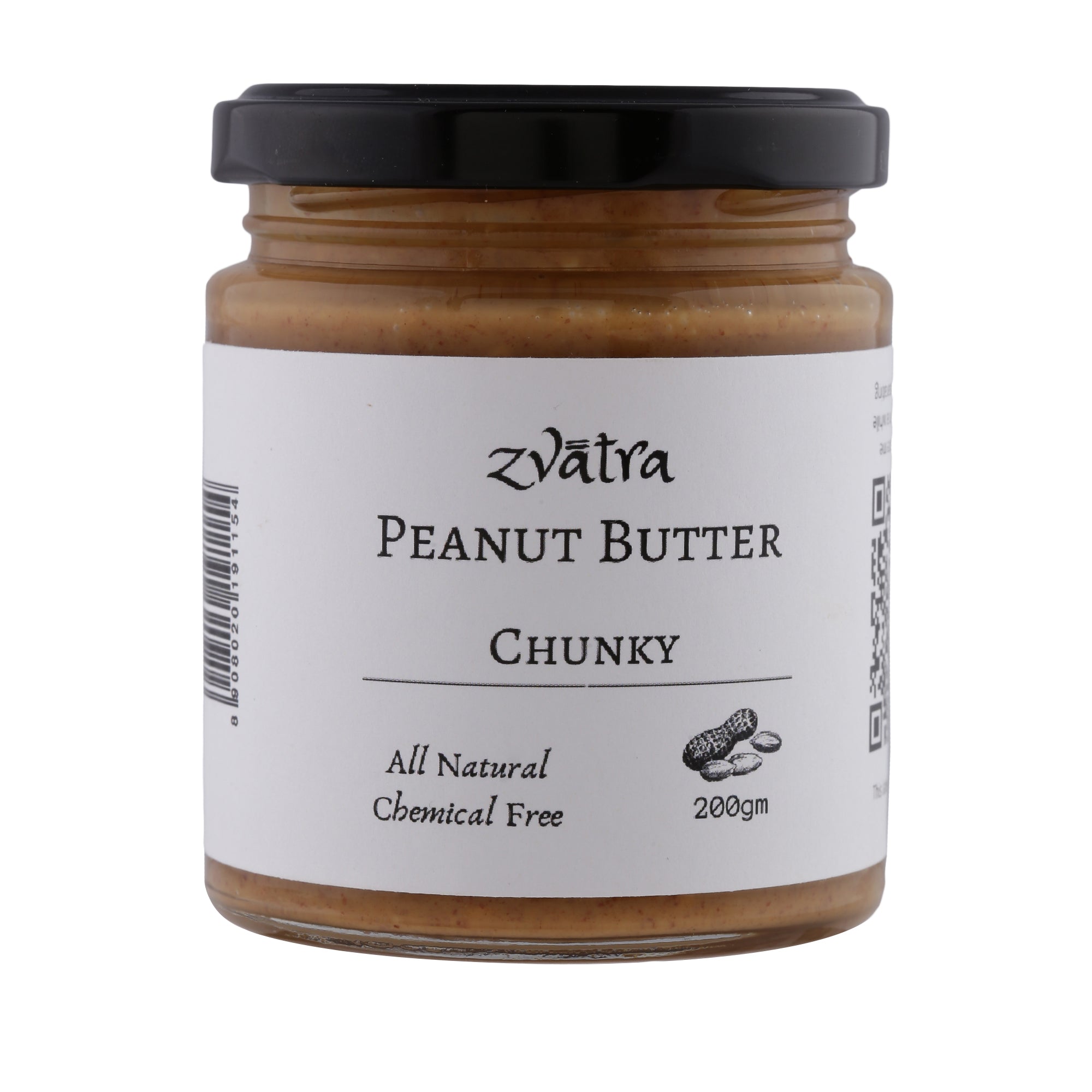 Peanut Butter - Chunky - Sweetened with Jaggery